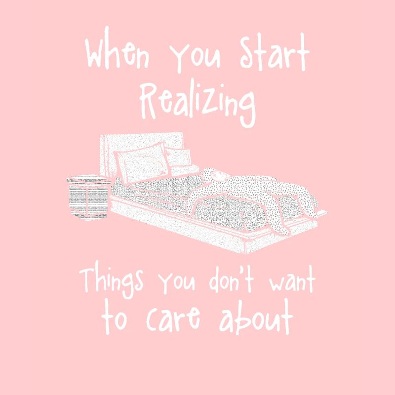 Trauriges "When you start Realizing Things" Design