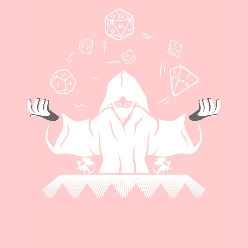 Game Master DM GOD D20 Wizard Tabletop RPG