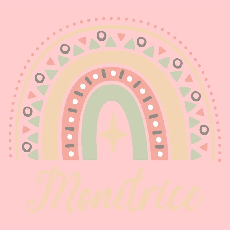 Cadeau Monitrice. Boho Rainbow monitrice.