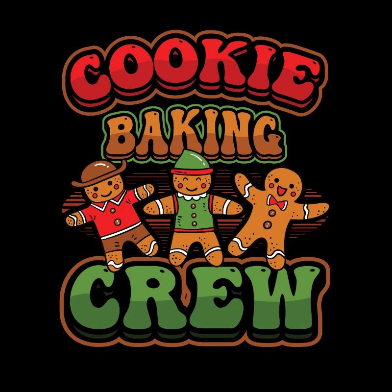 Équipe de cuisson des biscuits, Noël, pain d’épices.