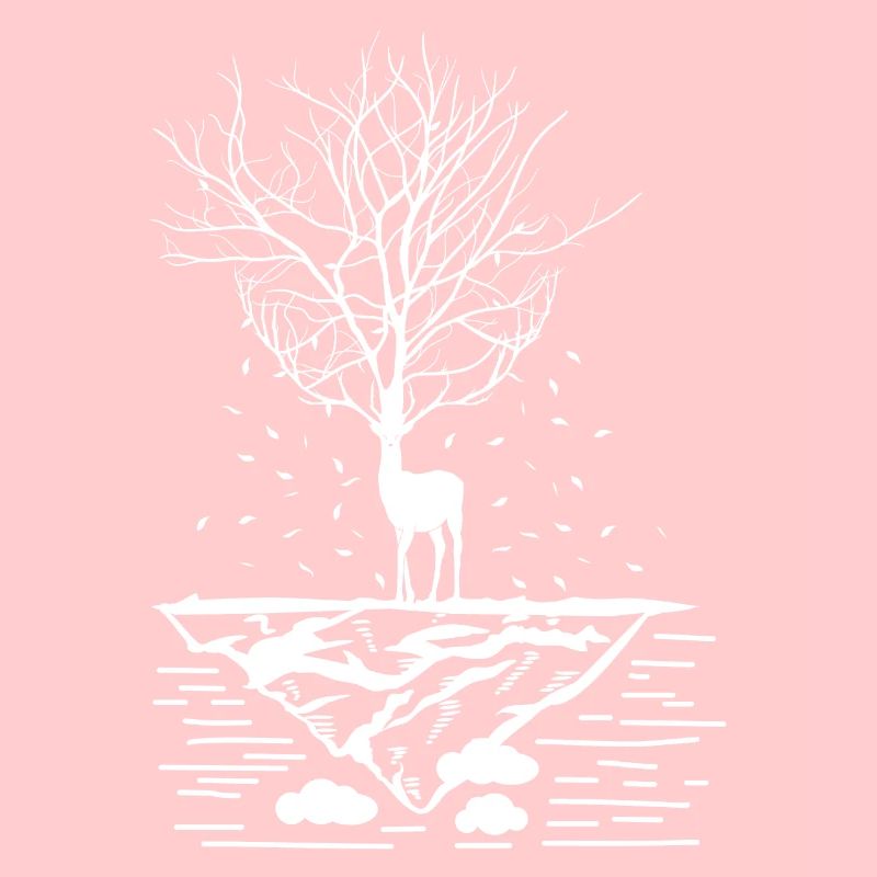 Märchenhaftes Baum Hirsch