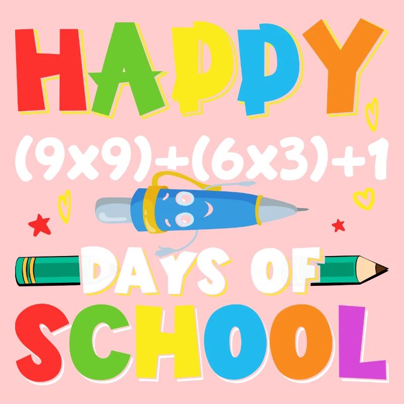 100 days school child school beginners