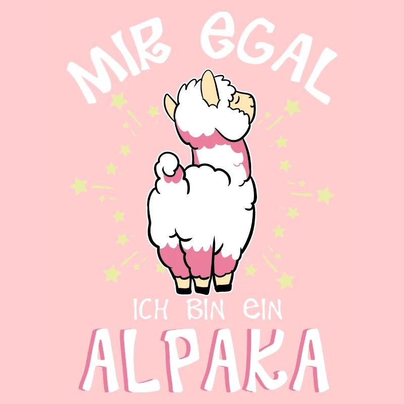 Mir egal. Ich bin ein Alpaka