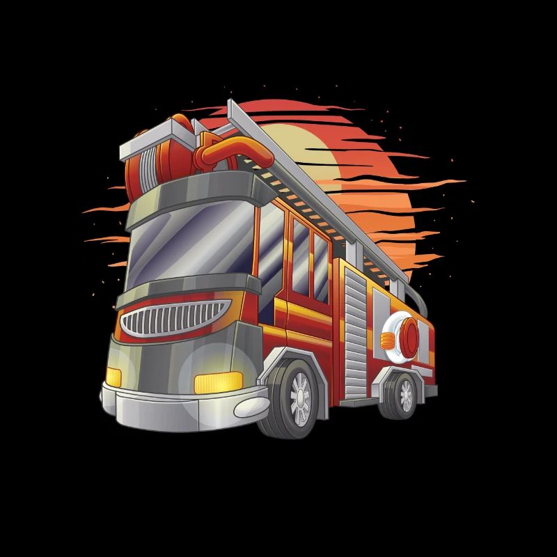 Firetruck Firefighting Fireman Firefighter Fire