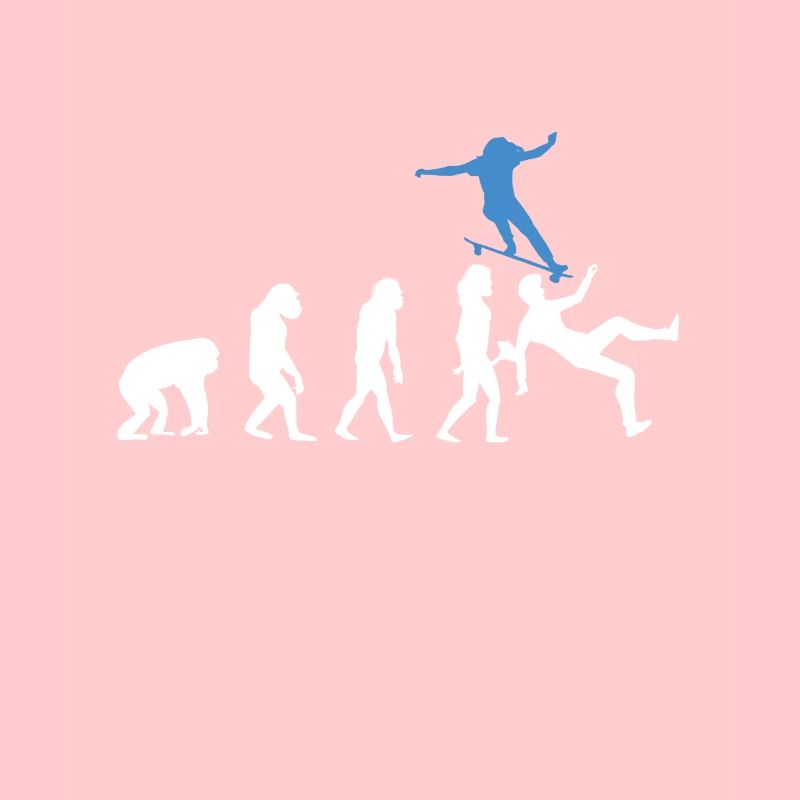 Skateboarder Evolution Skateboard Skateboarding