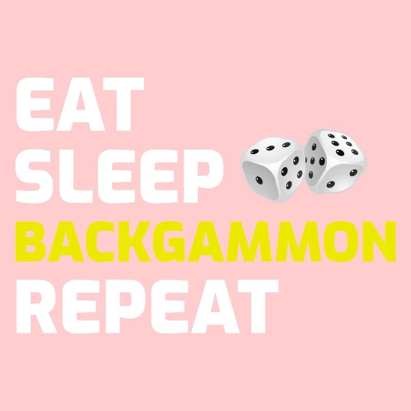 Backgammon Player Board Game Funny Sayings Gift