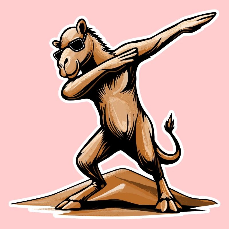 Cool Dab Dance Dromedary – Desert Fun à Dubaï