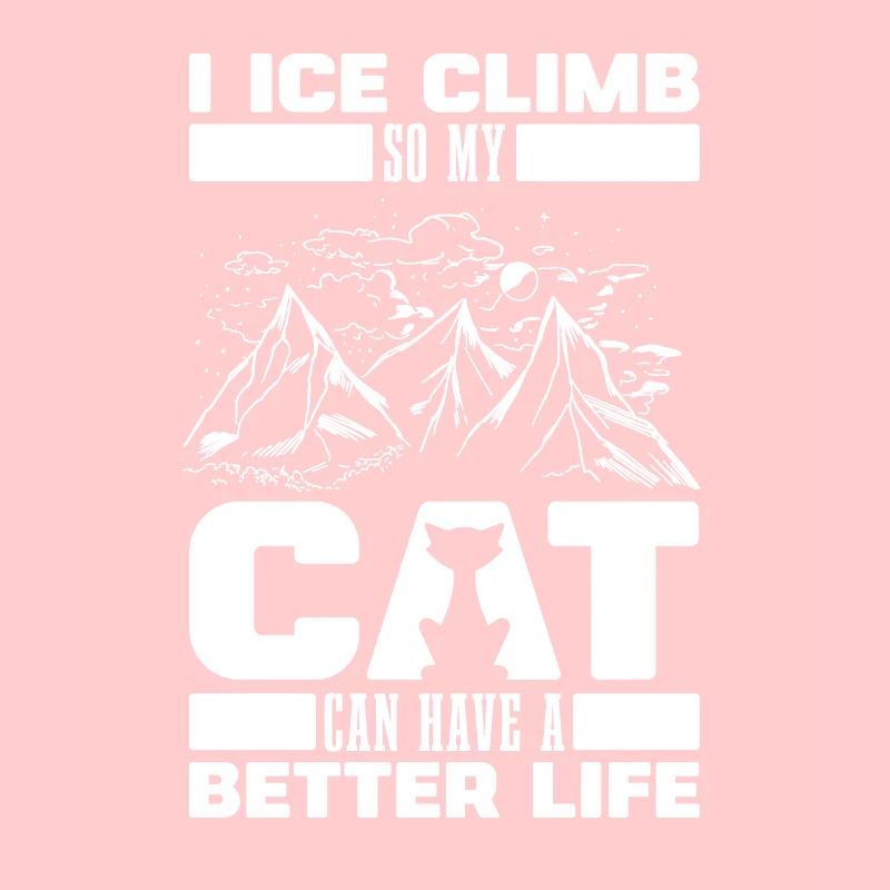 Eisklettern Katze