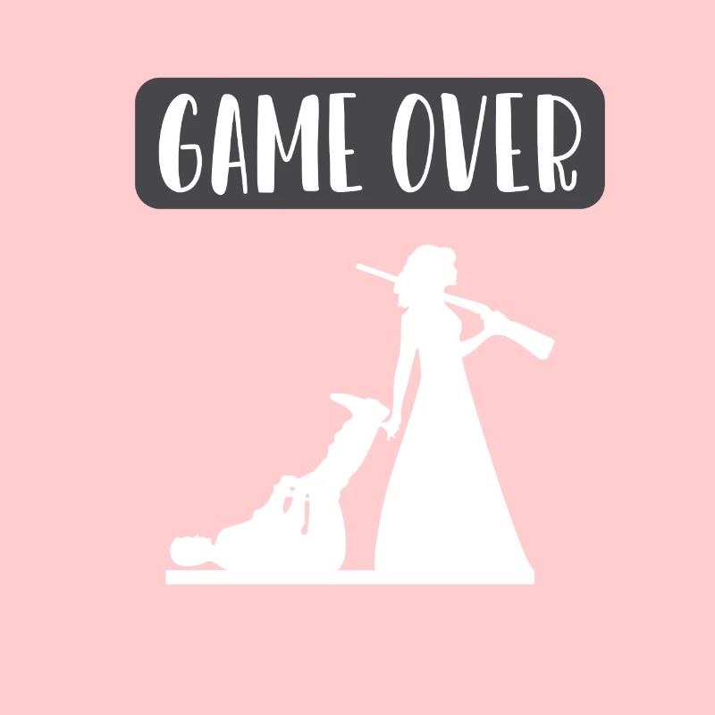 Game over Bräutigam junggesellenabschied Geschenk
