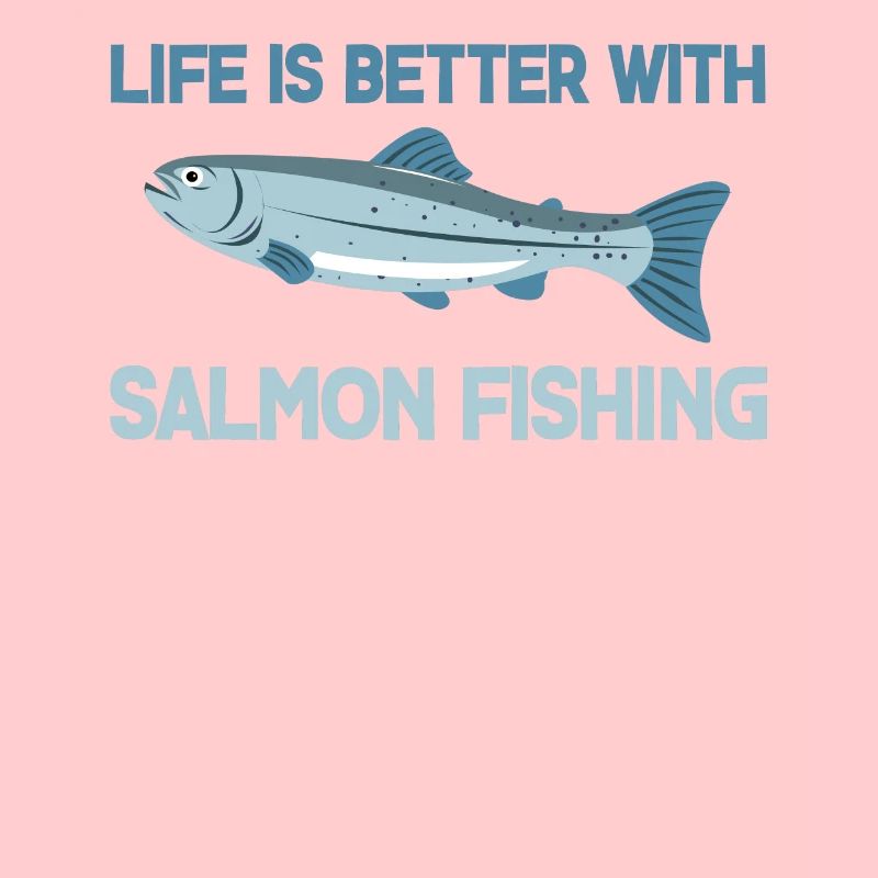 Pêcheur et pêcheur de saumon