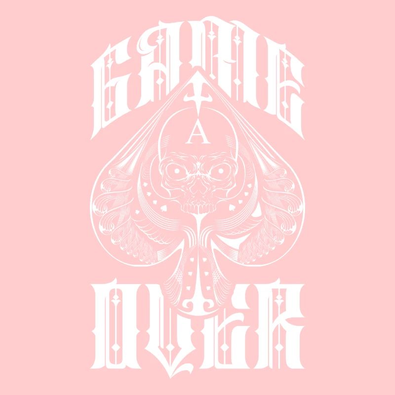 Game Over Poker Card As de pique