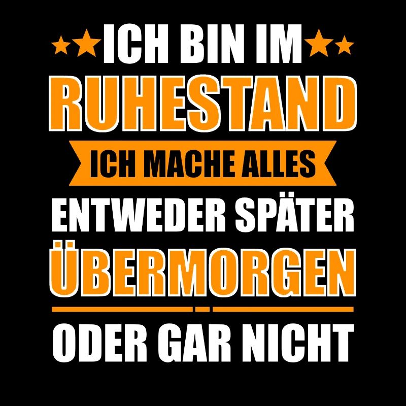 Ich Bin Ruhestand Ich Mache Alles Spruch Geschenk