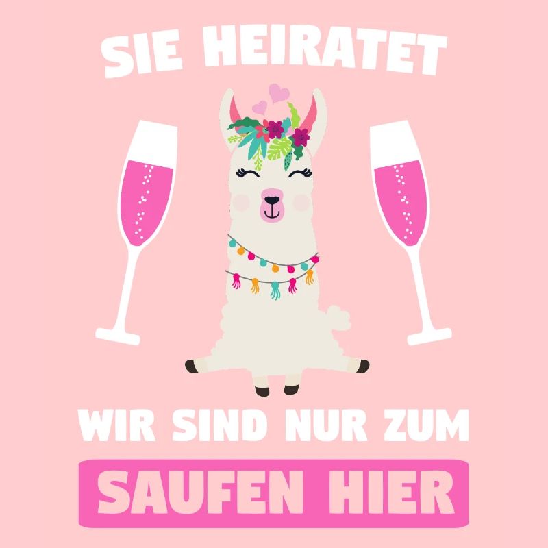 Alpaka Braut Sie Heiratet Junggesellin Geschenk