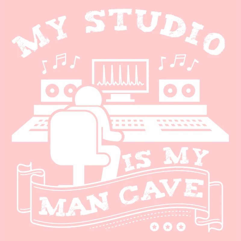 My Studio Is My Man Cave Music Producer Recording Studio