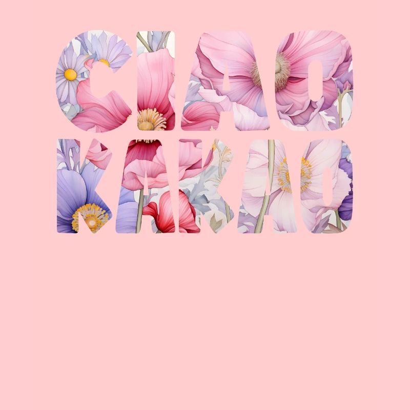 Ciao Cocoa Floral Pattern