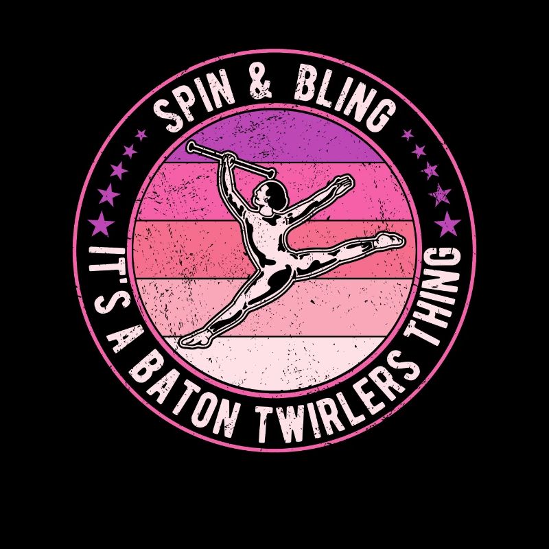 Baton Twirling Rod Turning Spin & Bling
