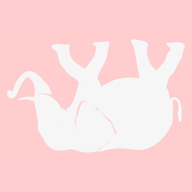Éléphant sur le dos