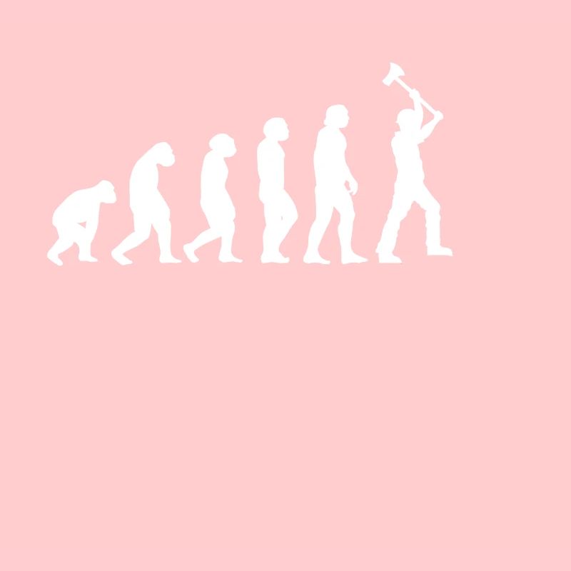 Holzfäller Evolution Waldarbeiter Baumfäller