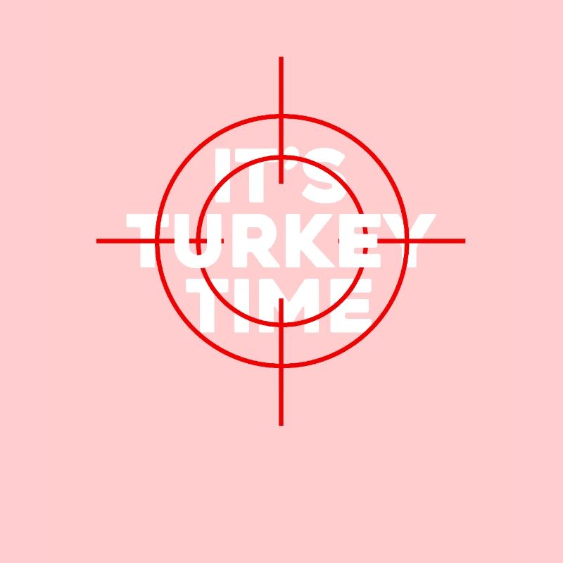 C’est le temps de la dinde drôle chasseur design
