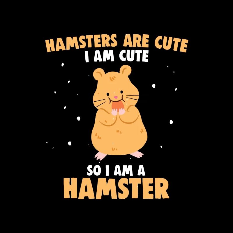 Les hamsters sont mignons Je suis mignon