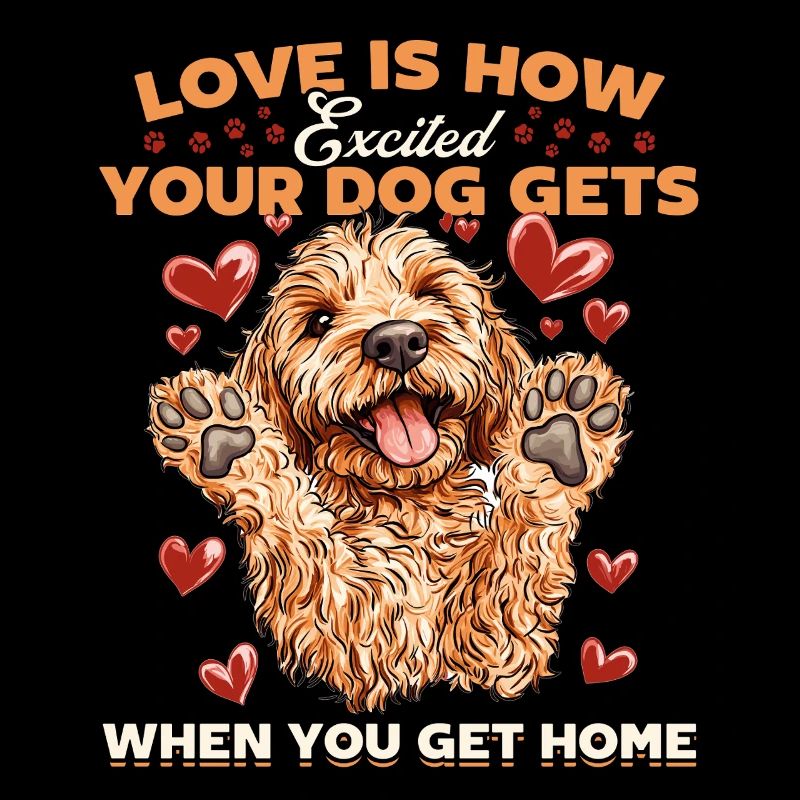 Propriétaire de chien Goldendoodle