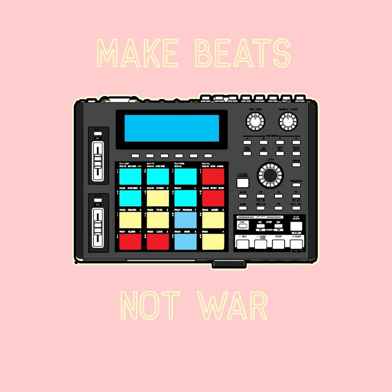 Drum Machine Dope Beat Rap Beatmaker Geschenk DAW