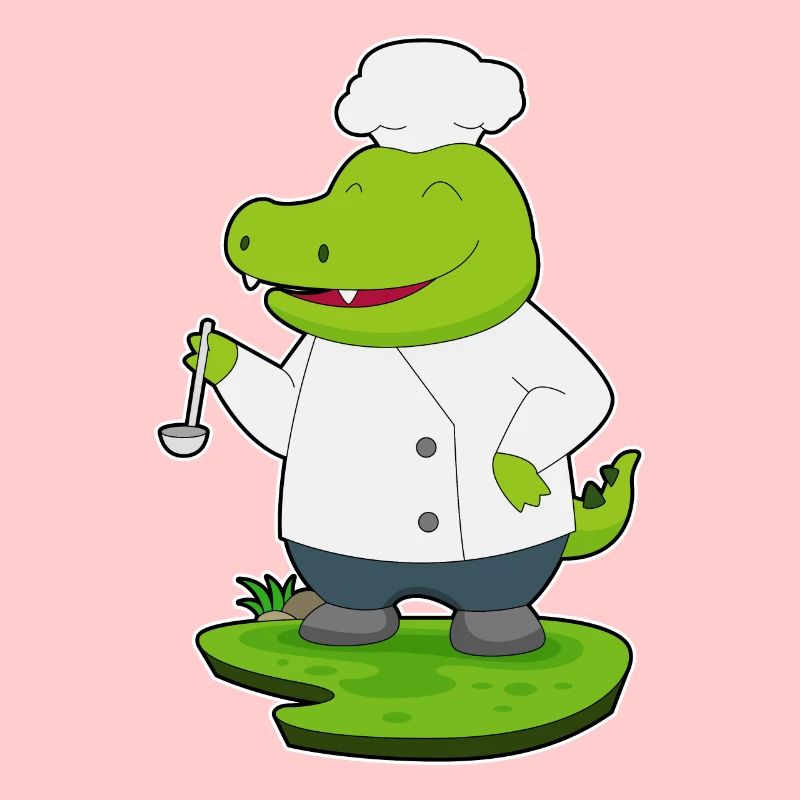Cuisson à la cuillère à crocodile