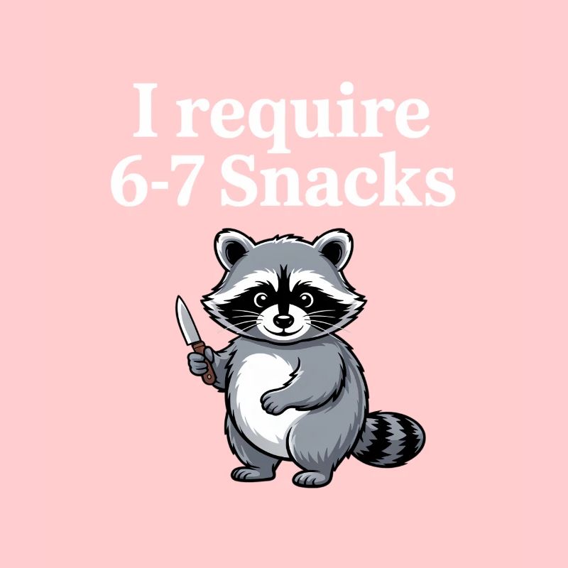 6-7 Internet Meme Cooler 6 7 Raccoon