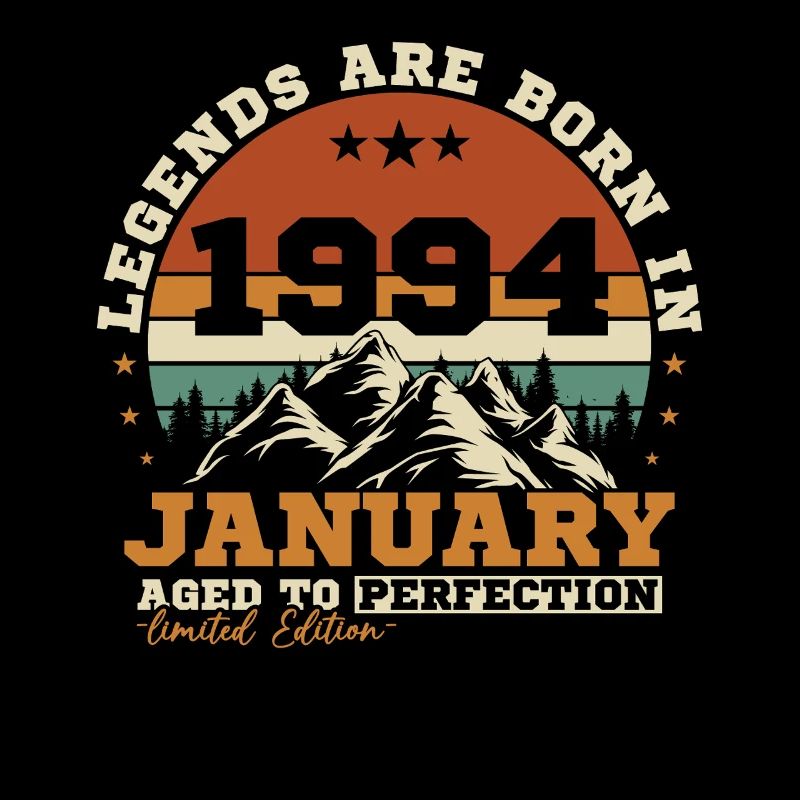 Januar 1994 Vintage-Retro-Geburtstagsgeschenk