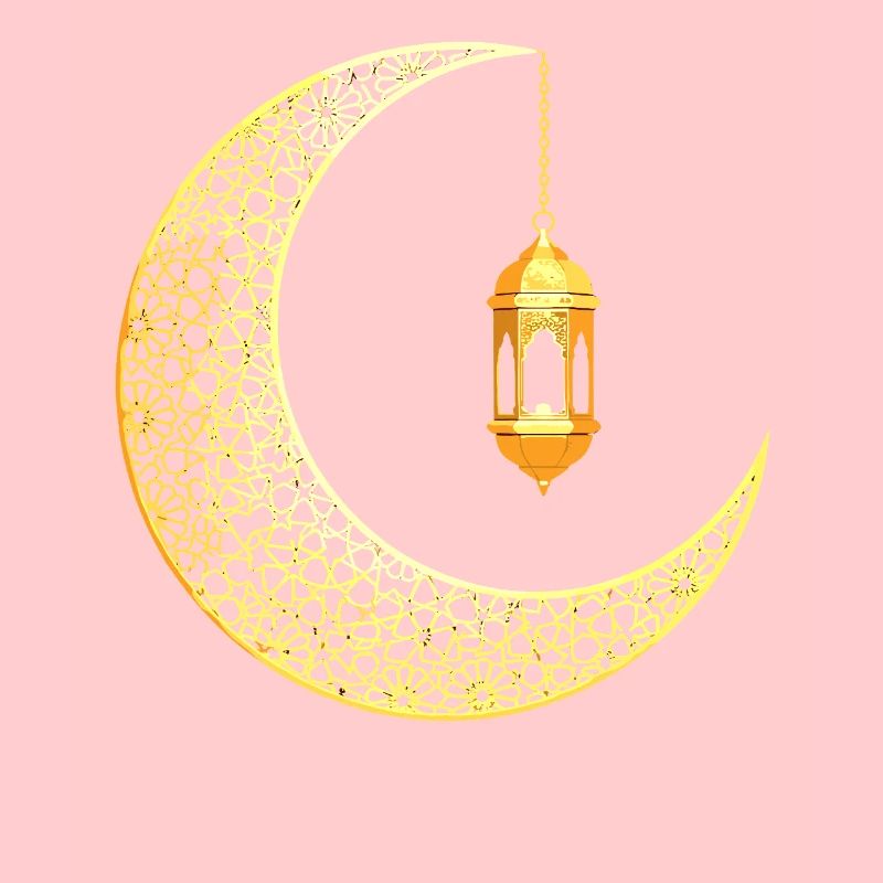 Ramadan Mondsichel Eid Mubarak