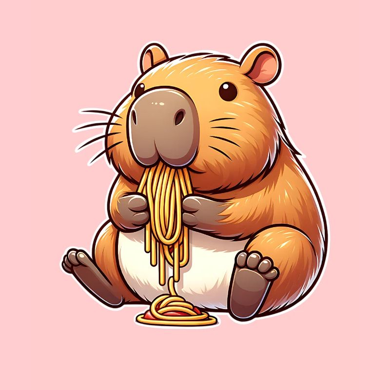 Pâtes à capybara