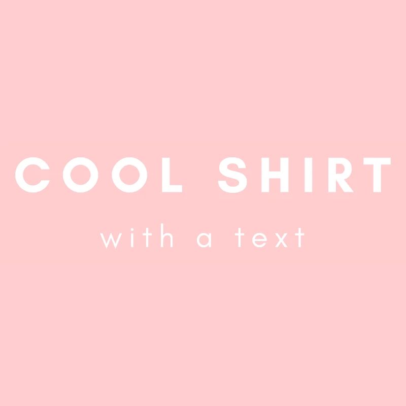 Chemise cool avec un texte - chemise méta