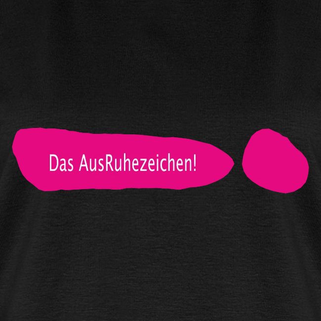 Ausruhezeichen pink