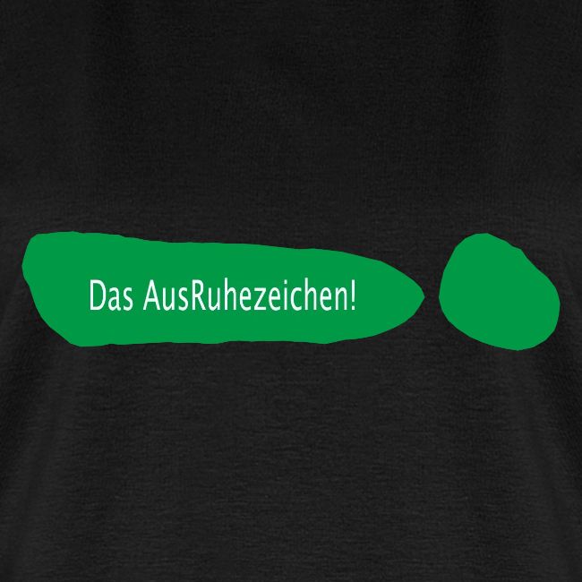 Ausruhezeichen neu grün