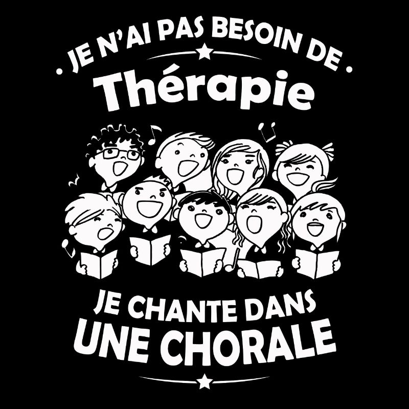 Tshirt Musique - ' Je chante dans une Chorale '