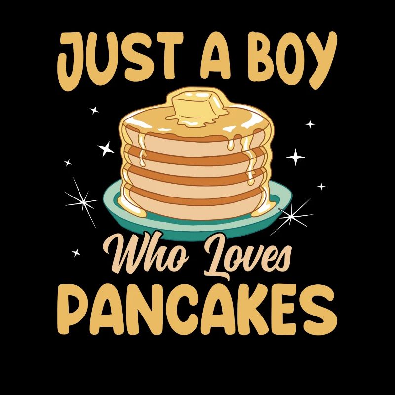 Pancake with maple syrup for breakfast