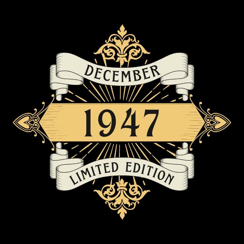 Anniversaire de décembre 1947 Édition limitée