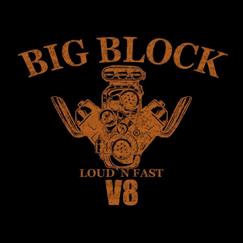 V8 Motor Big Block Engine
