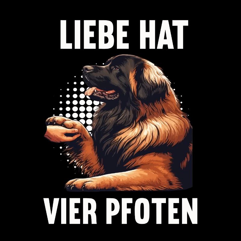 Liebe hat Vier Pfoten Leonberger Leonbergerhund