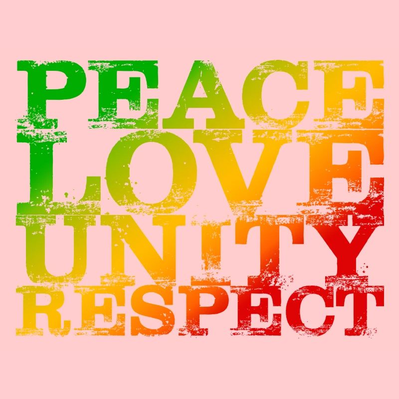Peace Love Unity Respect Rasta Colors Reggae