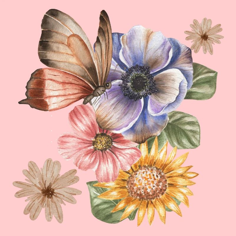 FLEURS & PAPILLON