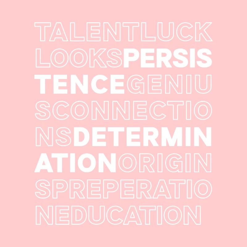 Persévérance et détermination