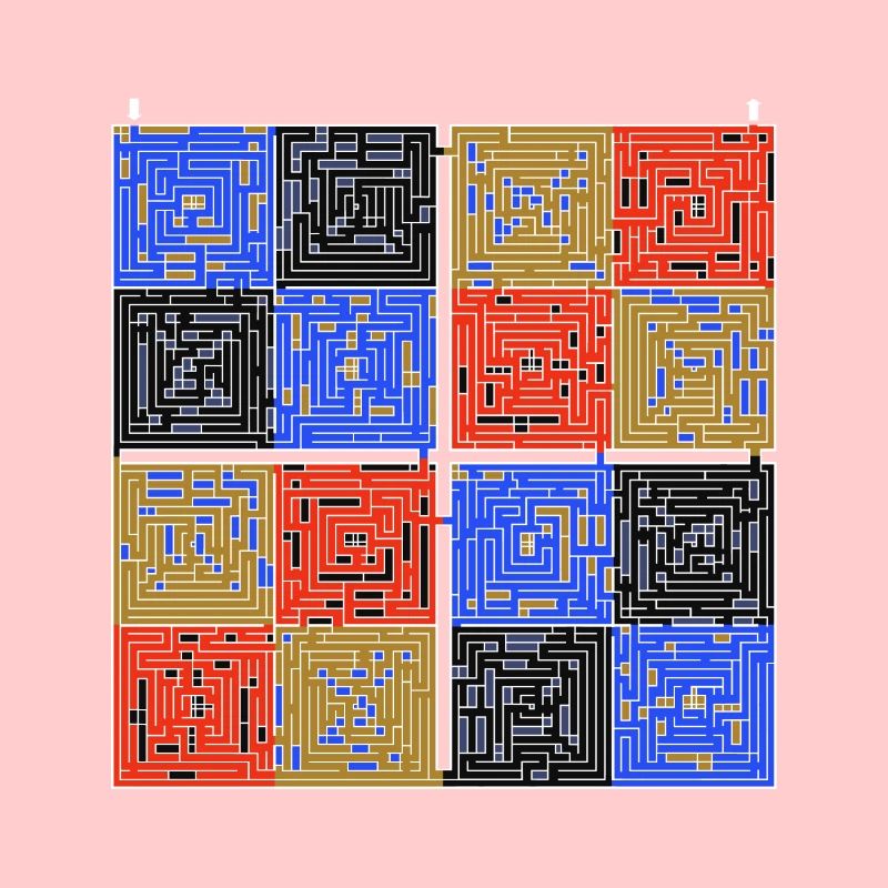 Laby Square 2 (version couleurs)