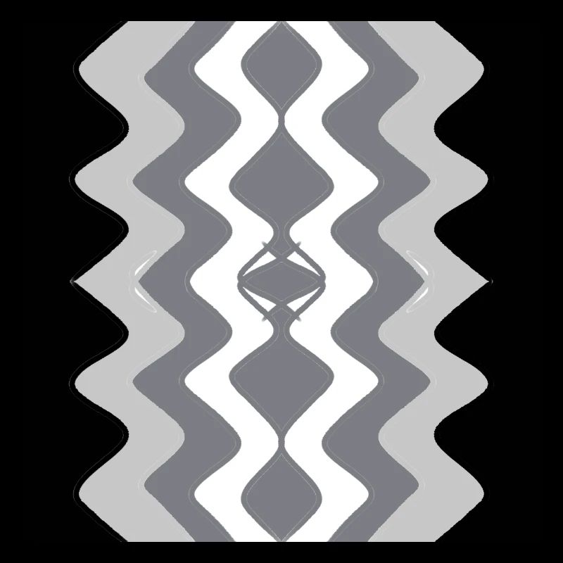 Zig Zag Vertical Grey