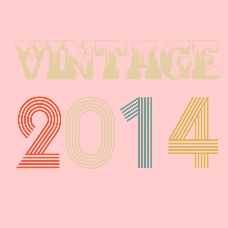2014 Vintage Retro Geburtstag - Original