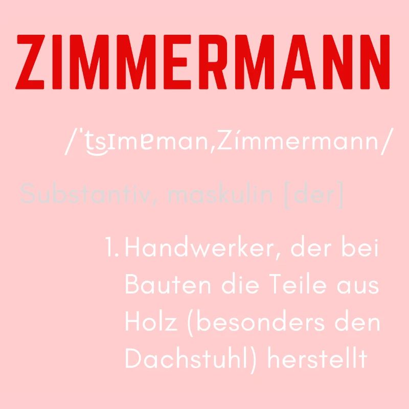 Zimmermann/Definition