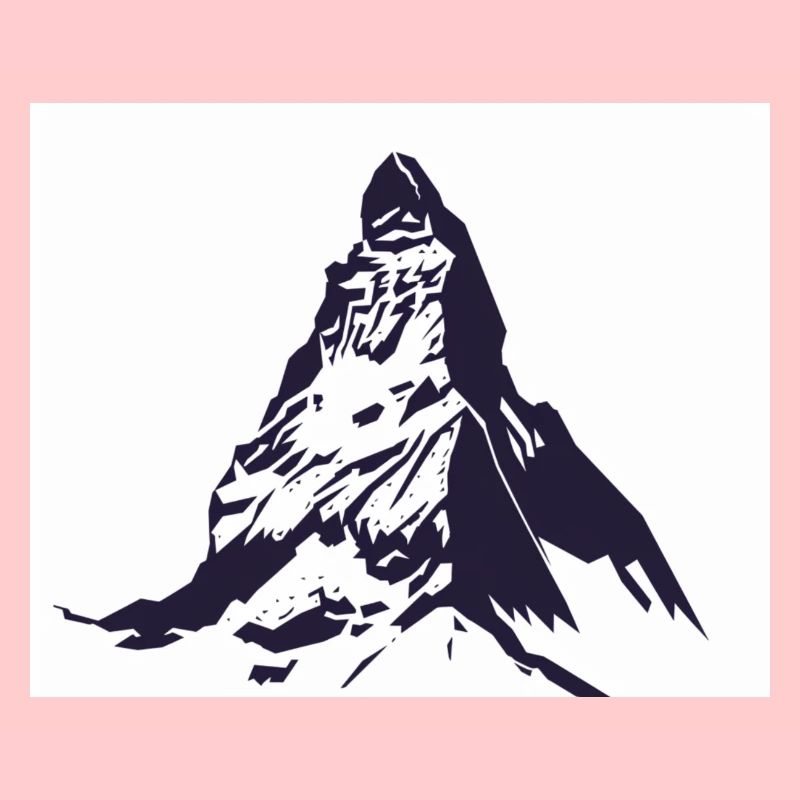 Dynamischer Berghintergund