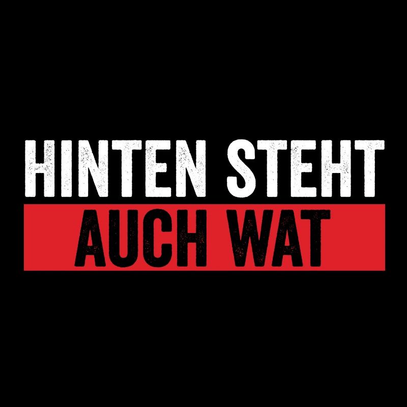 Hinten steht auch was- einseitig