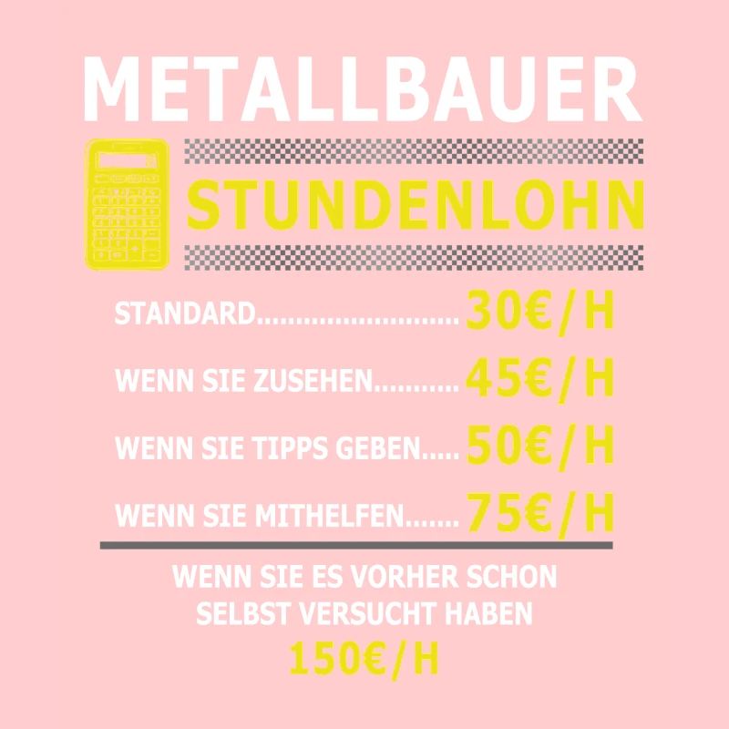 Stundenlohn Metallbauer