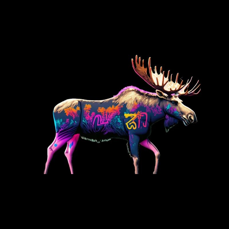 neon moose